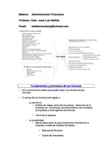 Fundamentos y principios de las finanzas – Contabilidad I 2024